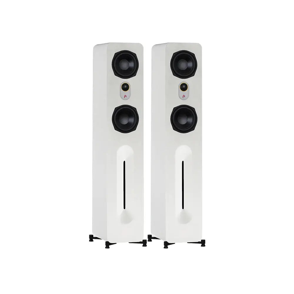 Aperion-Novus-N5T-2Way-Dual-5.25"-Floorstanding-Tower-Speaker-White-Pair-aperionaudio
