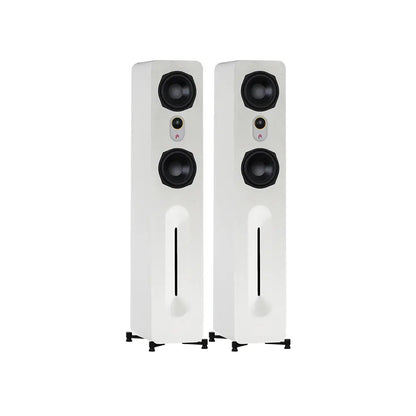 Aperion-Novus-N5T-2Way-Dual-5.25"-Floorstanding-Tower-Speaker-White-Pair-aperionaudio