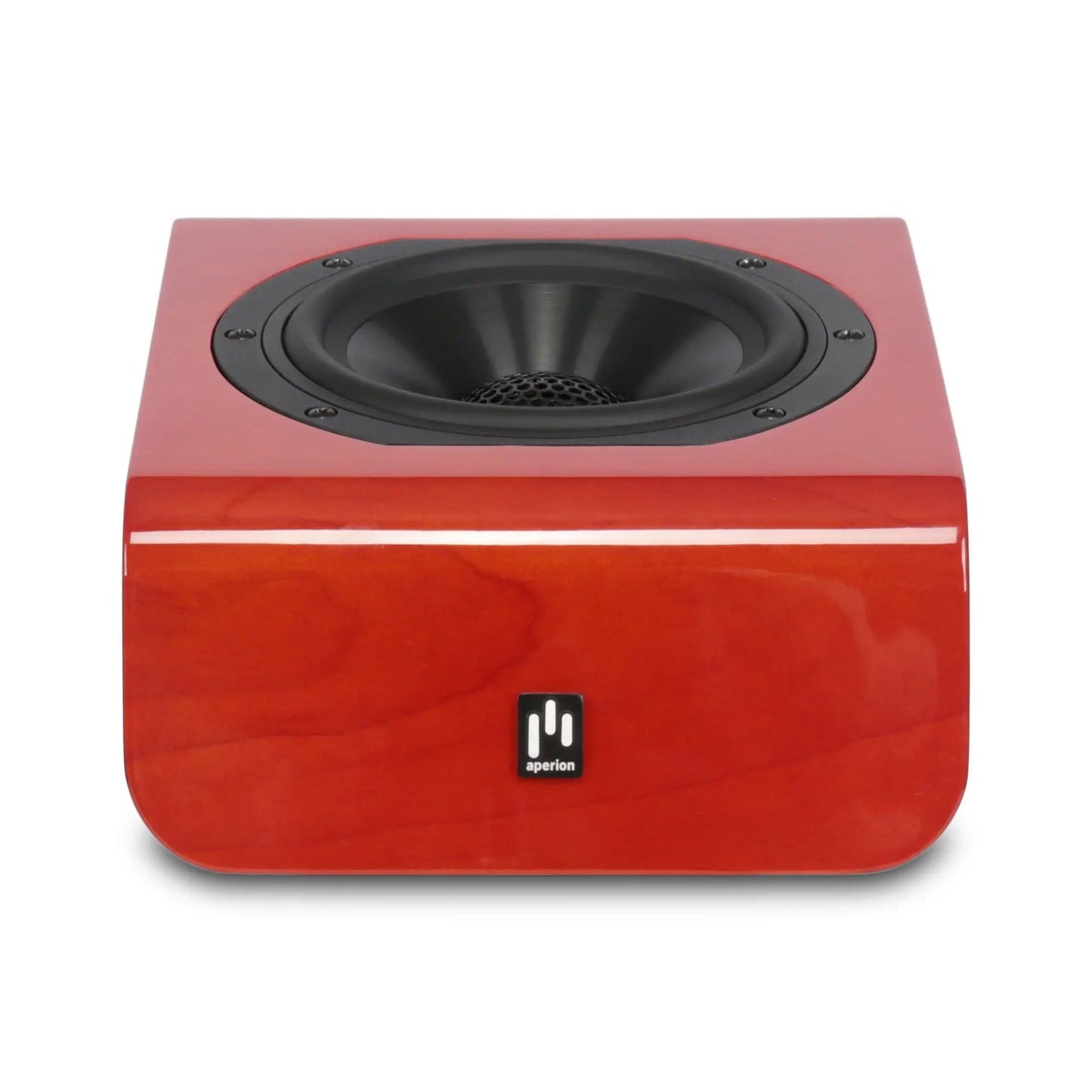 aperion-a5-height-module-speaker-gloss-cherry-front-view
