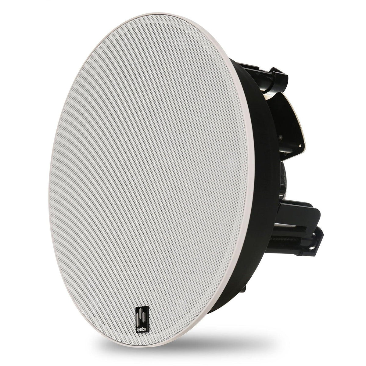 aperion-clearus-c6dc-ceiling-speaker-side-front-grille-on