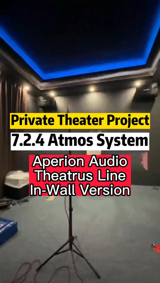 Dolby Atmos 7.4.2 Home Theater Project Asia | Aperionaudio Theatrus Studio & Cinema Install Speakers