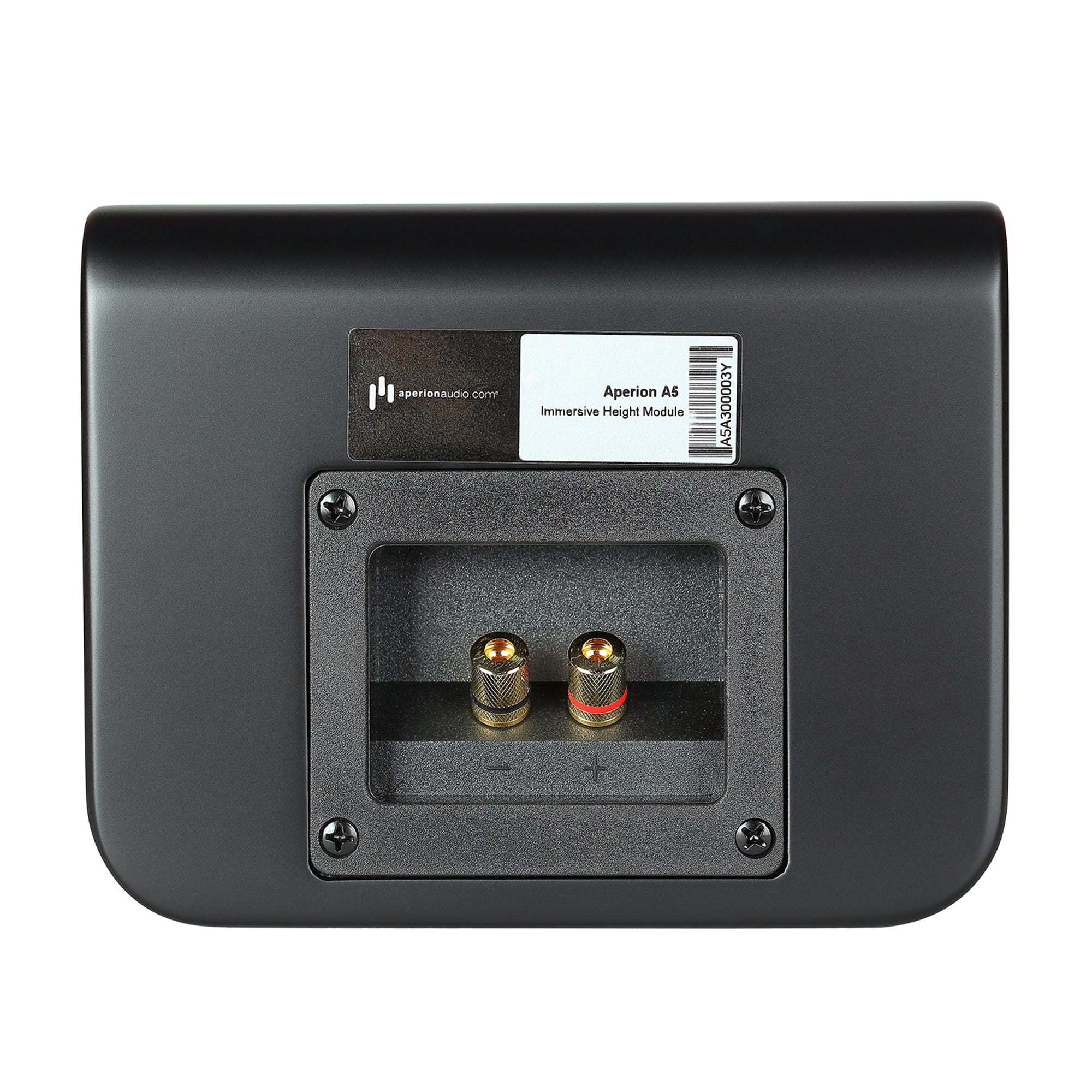 Aperion-A5-Atmos-Speaker-Stealth_Black-Back-View
