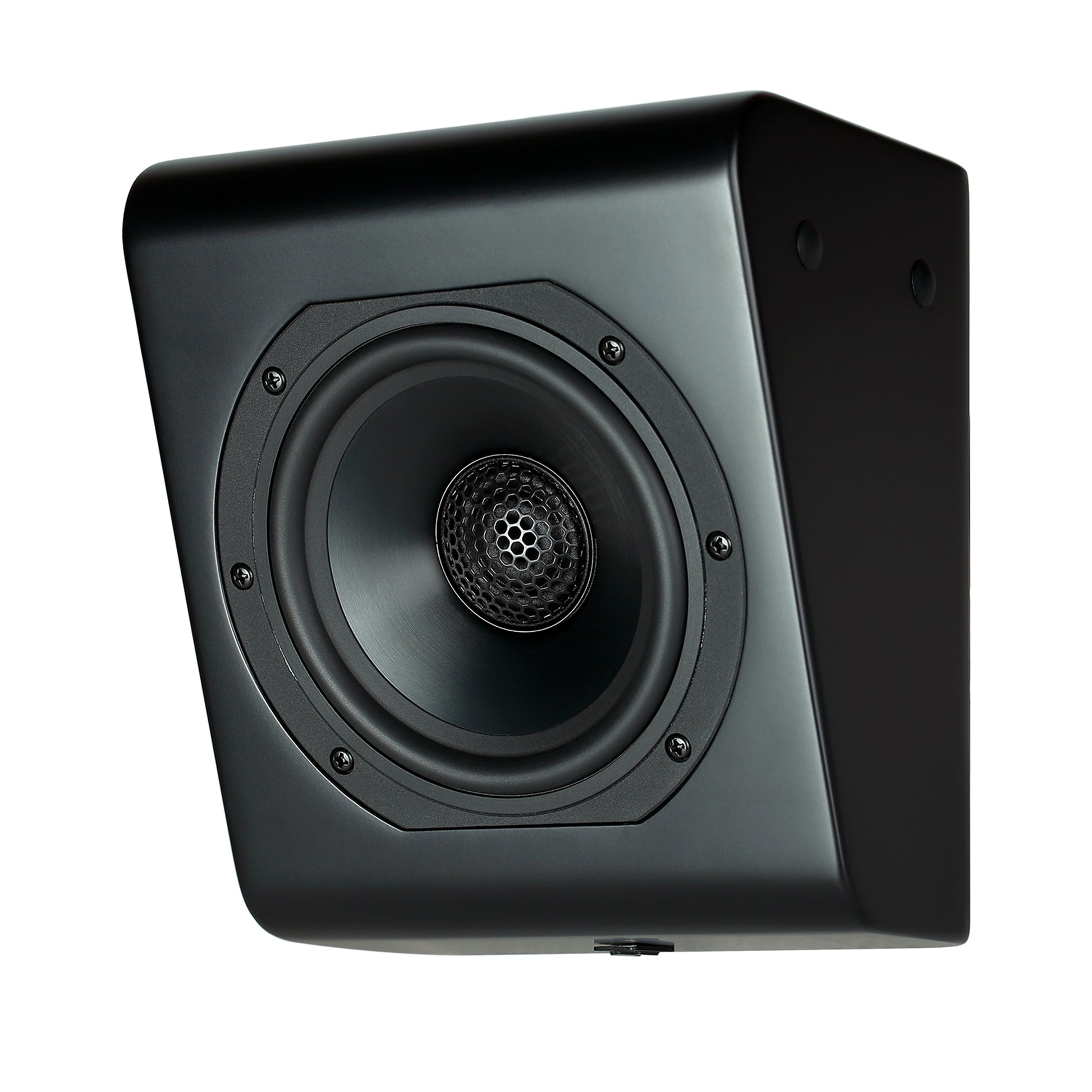 Aperion-A5-Atmos-Speaker-Stealth_Black-On-Wall