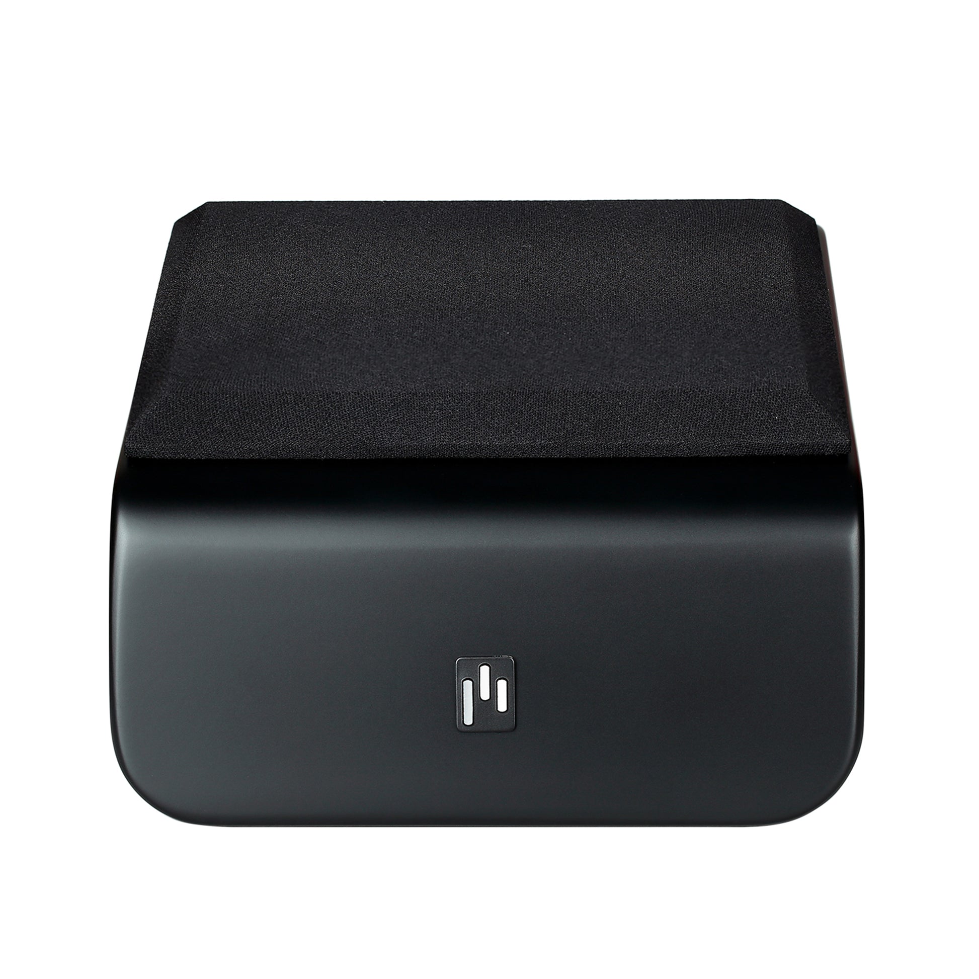 Aperion-A5-Atmos-Speaker-Stealth_Black-front-grille-on