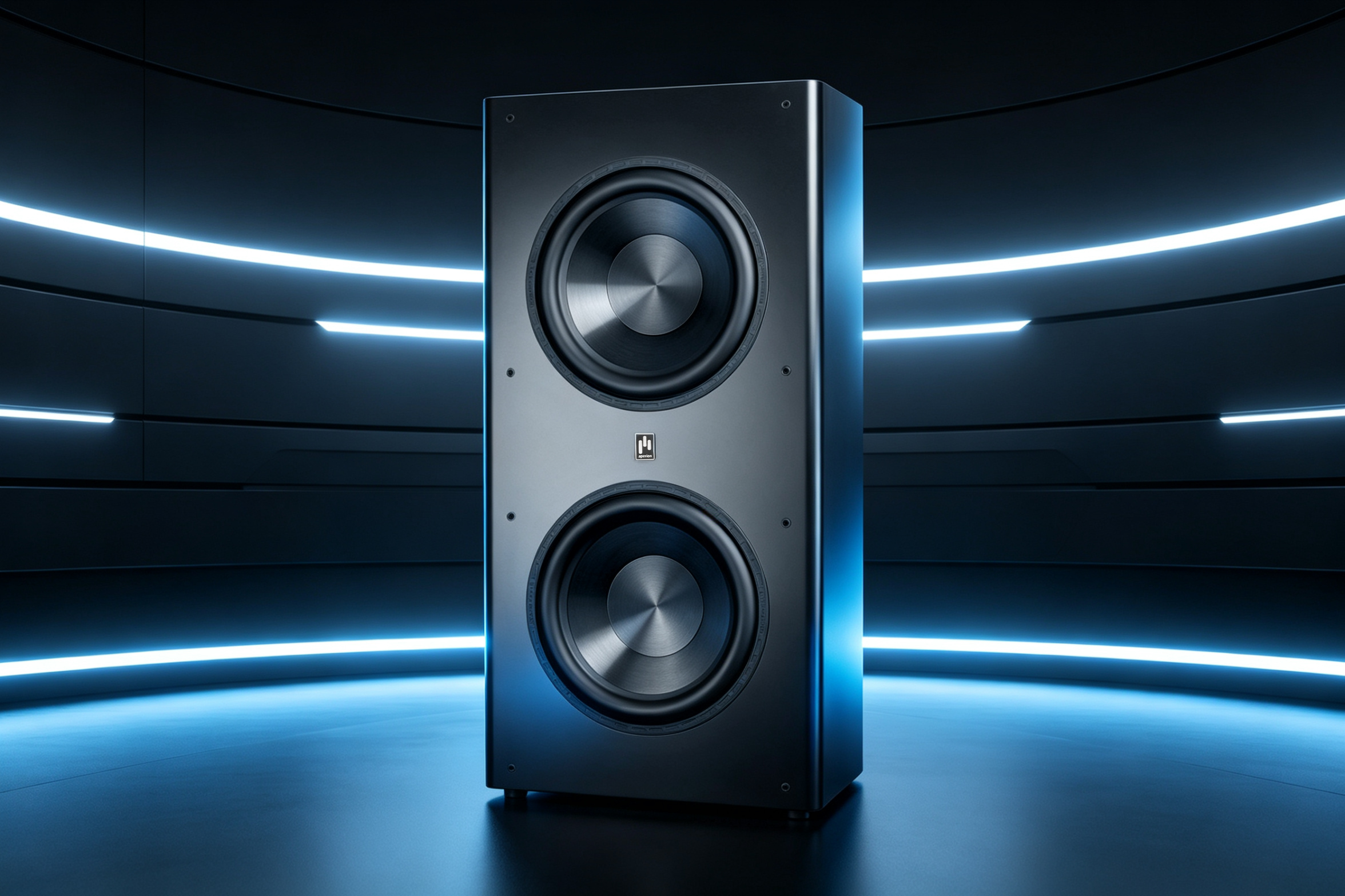 Aperion Bravus III B212S Dual 12" Slim Active Subwoofer