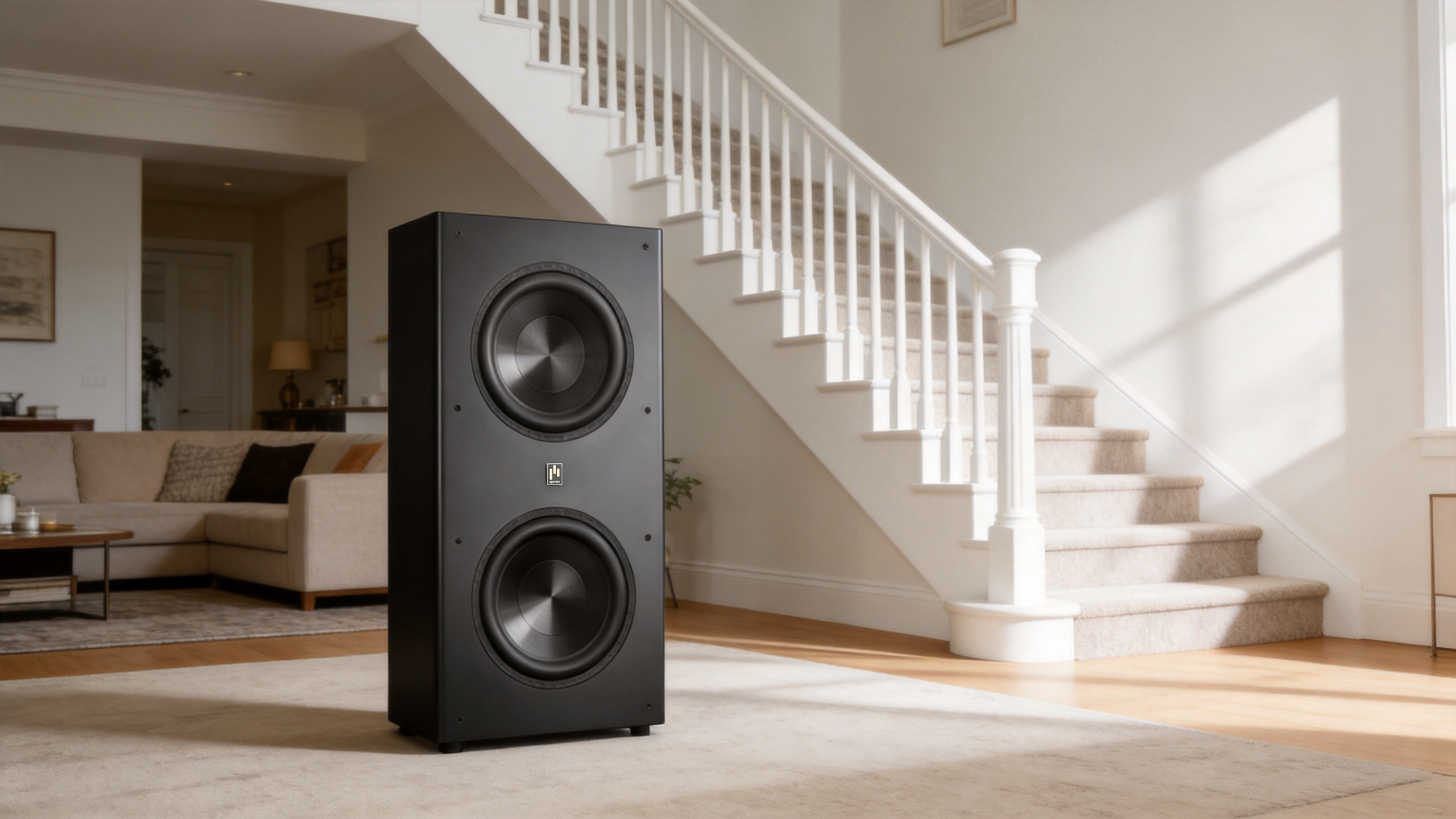 Aperion Bravus III B212S Dual 12" Slim Active Subwoofer
