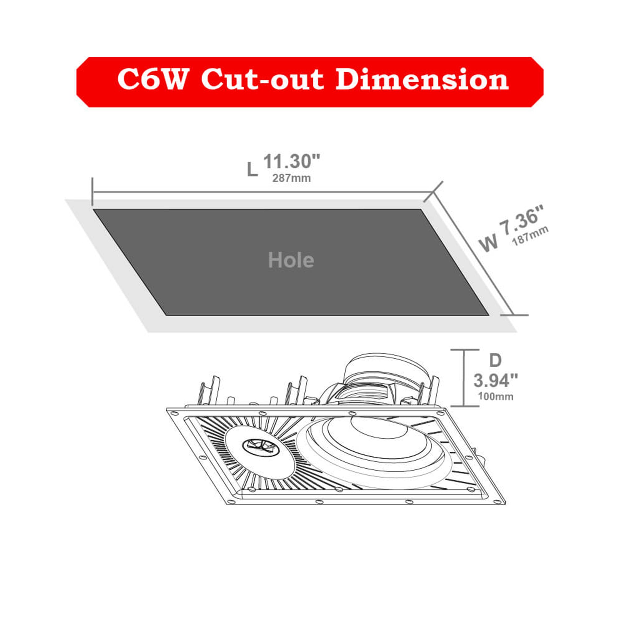 C6W_Cut-out_Dimension