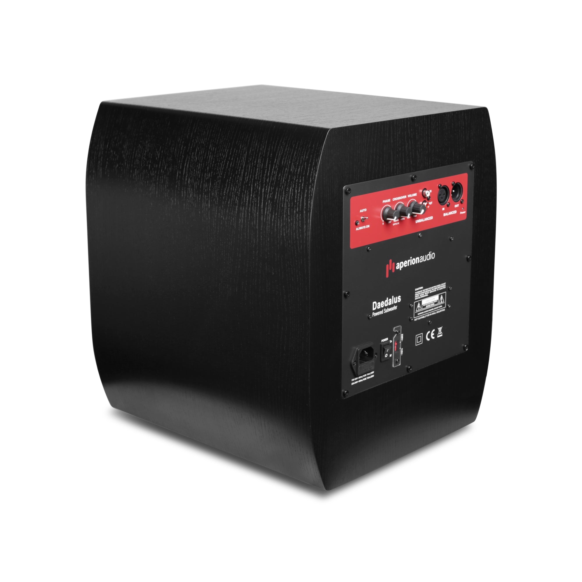 Aperion Audio Daedalus DS10 Single 10" Active Subwoofer Rear Left