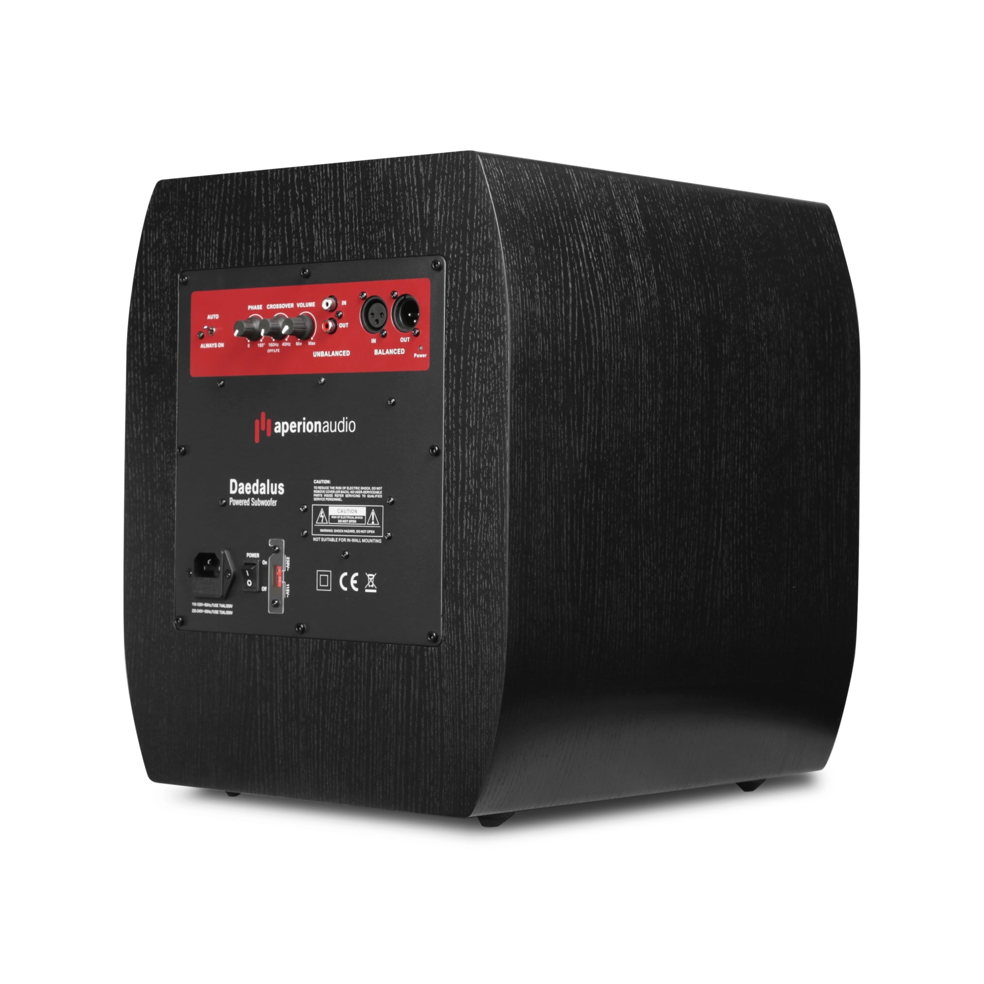 Aperion Audio Daedalus DS12 Single 12" Active Subwoofer Rear Right