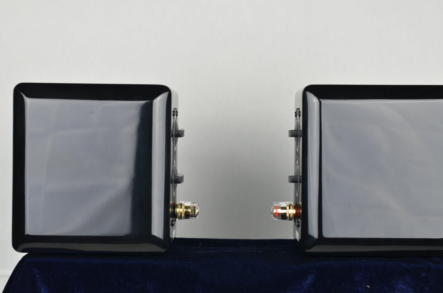 RST Aluminum Ribbon Super Tweeter Speaker Pair Gloss Black A Stock 839/840