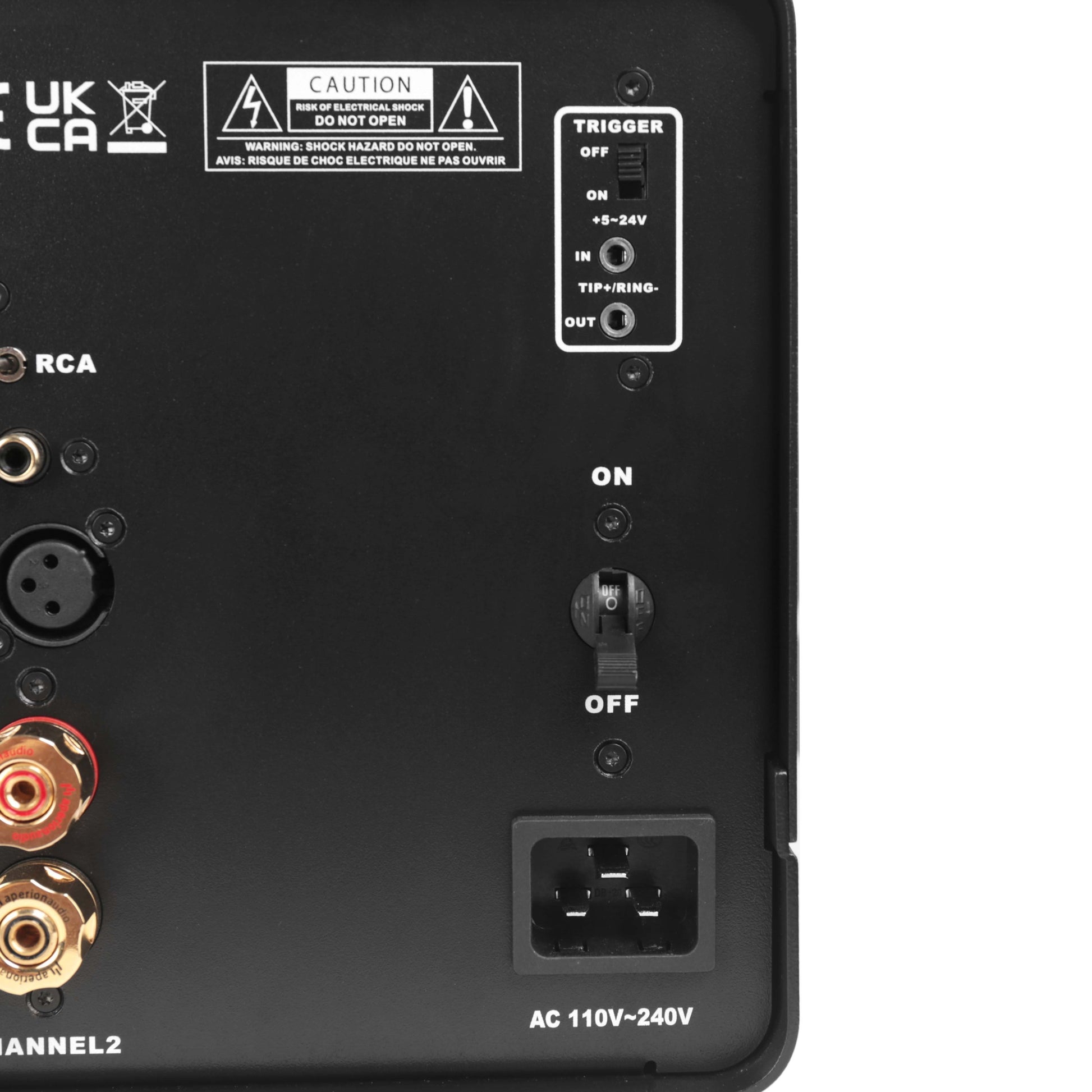 Aperion Audio Energy Pro E2H High Power 2-Channel Stereo Power Amplifier Trigger
