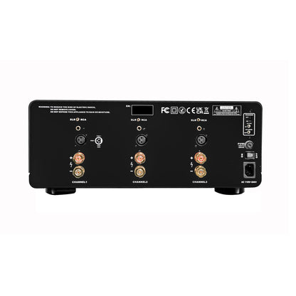 Aperion Audio Energy E3 3 Channel Power Amplifier Back Side View