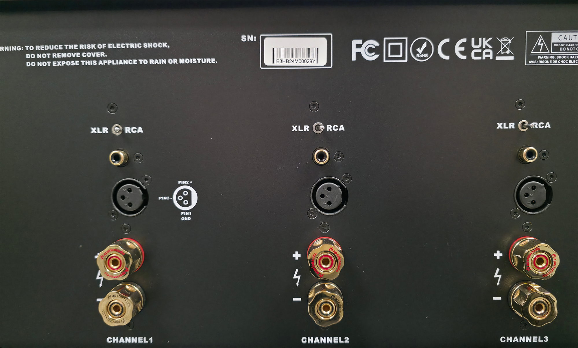 Energy Pro High Power 3 Channel High-Fidelity Power Amplifier – E3H B-Stock Open Box
