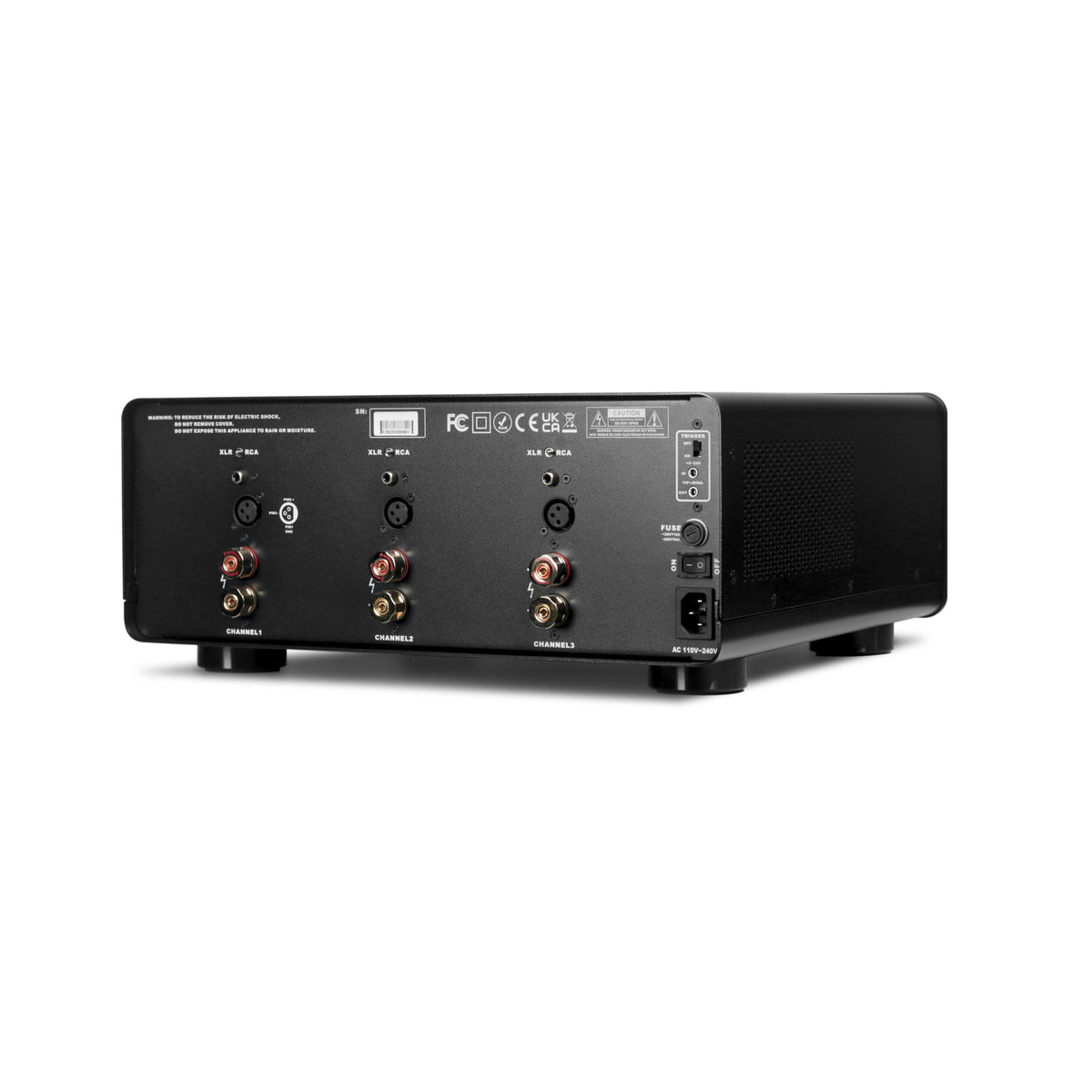 Aperion Audio Energy E3 3 Channel Power Amplifier Rear Right