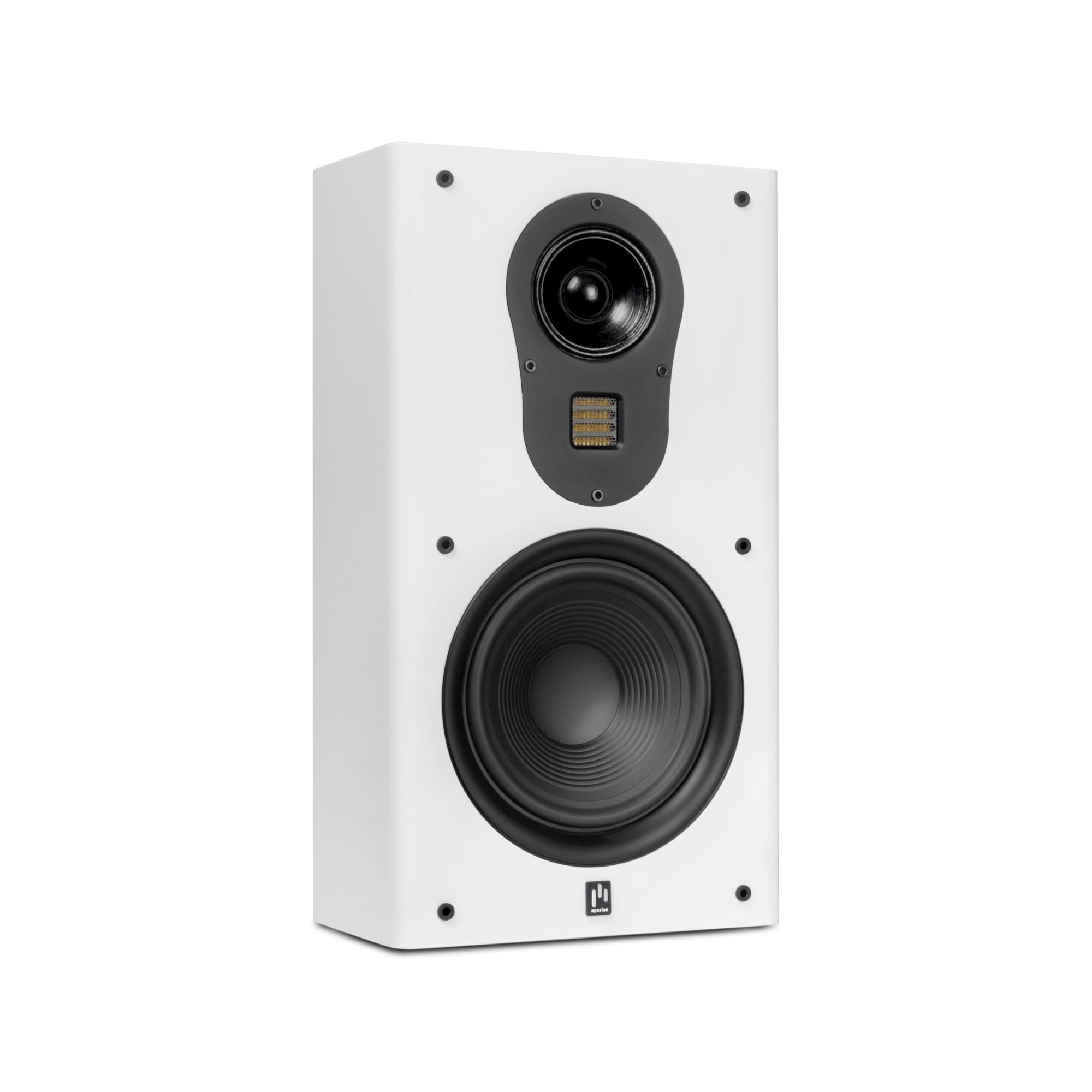 Aperion Audio Fons F63S Single 6.5" Slim On-Wall Speaker Pure White Left Front