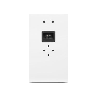 Aperion Audio Fons F83S Single 8" Slim On-Wall Speaker Pure White Back Side