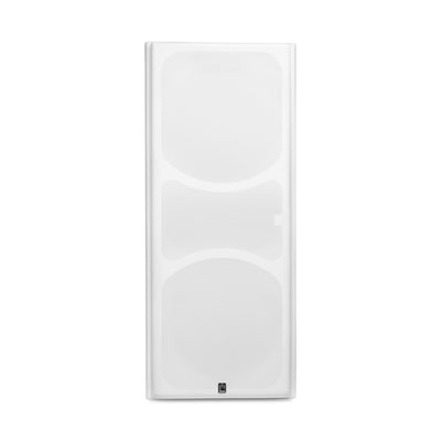 Aperion Audio Fons F85S Dual 8" Slim On-Wall Speaker Pure White Grille On