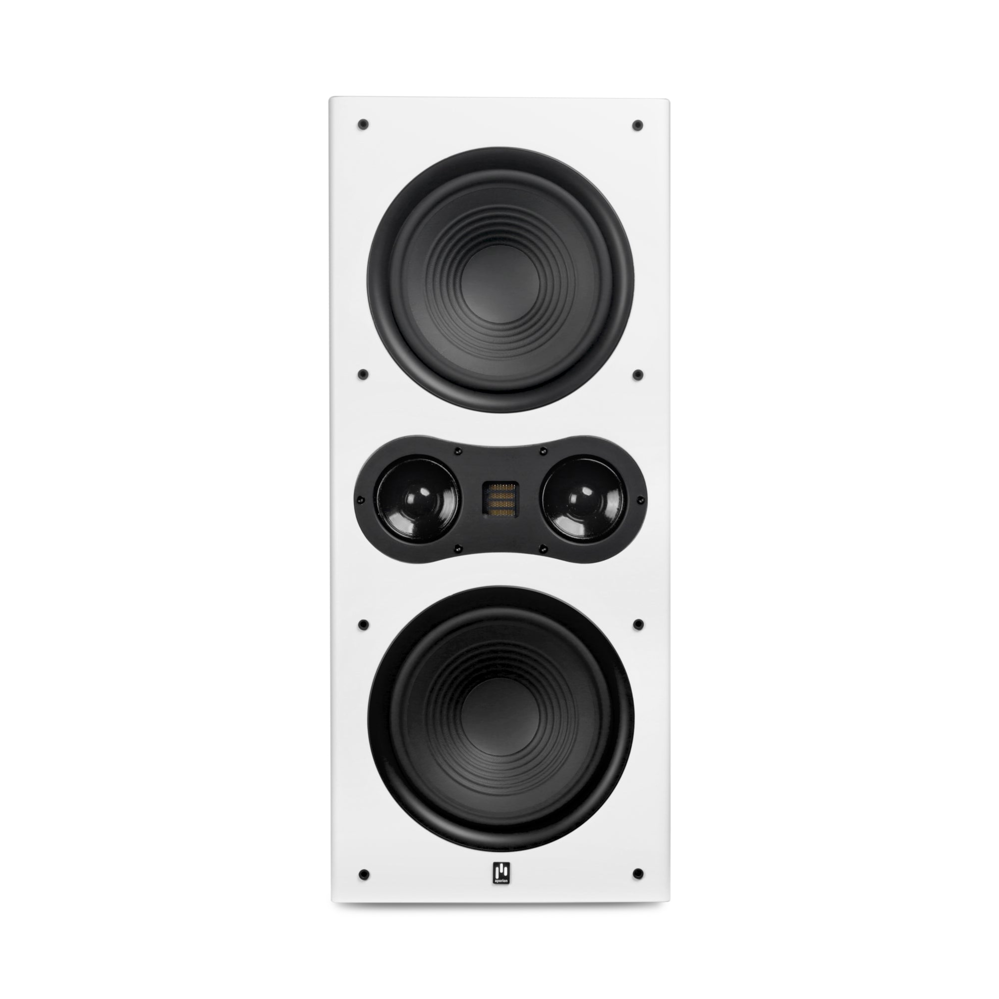 Aperion Audio Fons F85S Dual 8" Slim On-Wall Speaker Pure White