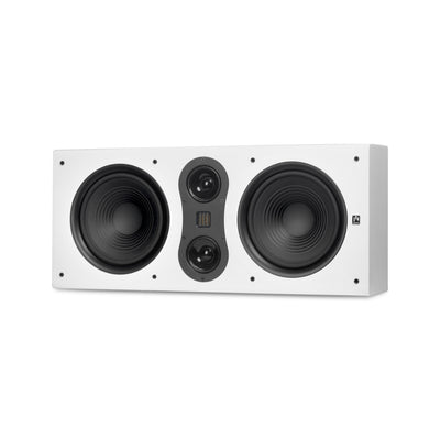 Aperion Audio Fons F85S Dual 8" Slim On-Wall Speaker Pure White Horizontal Right Front