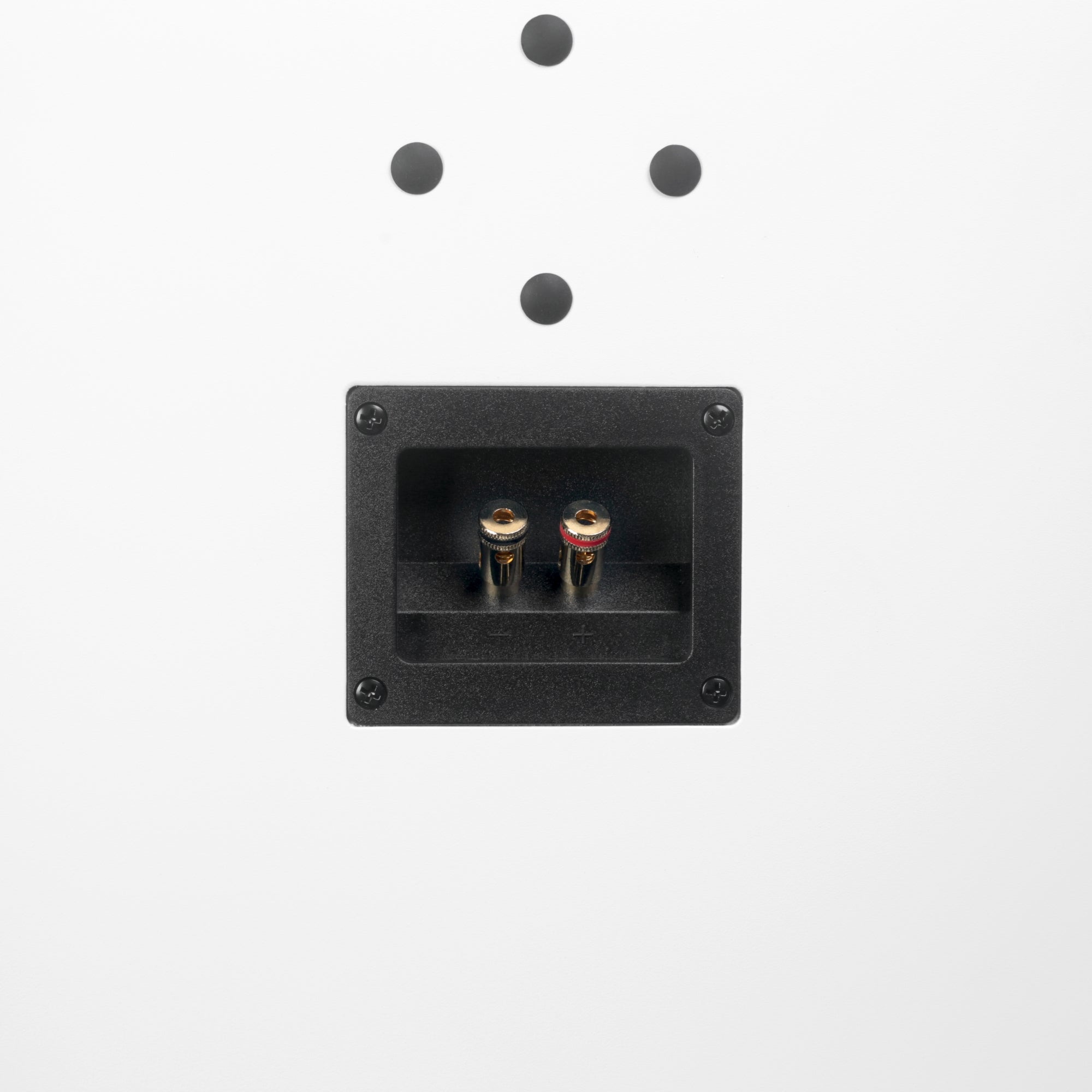 Aperion Audio Fons F85S Dual 8" Slim On-Wall Speaker Pure White Wall Mount Holes