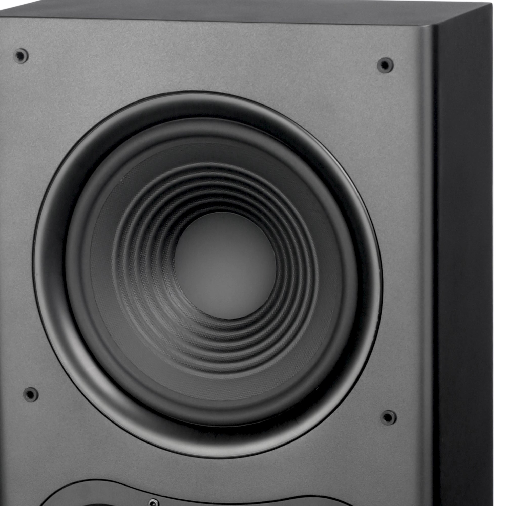 Aperion Audio Fons F85S Dual 8" Slim On-Wall Speaker Stealth Black 8" Paper Cone Woofer