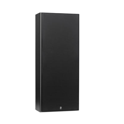 Aperion Audio Fons F85S Dual 8" Slim On-Wall Speaker Stealth Black Grille On