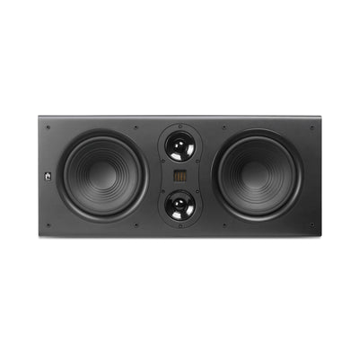 Aperion Audio Fons F85S Dual 8" Slim On-Wall Speaker Stealth Black Horizontal Front