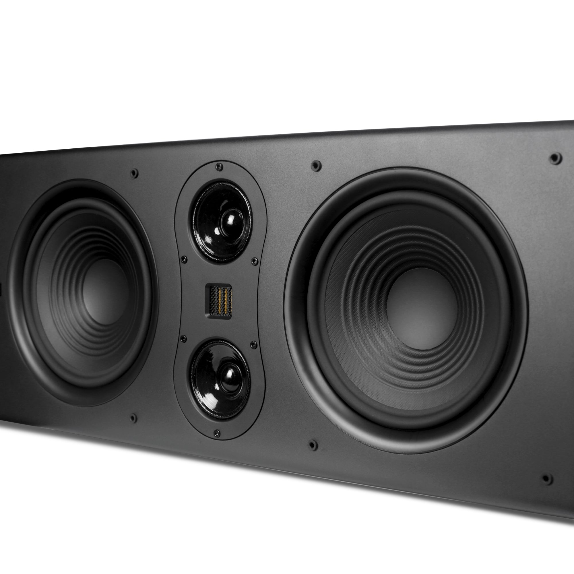 Aperion Audio Fons F85S Dual 8" Slim On-Wall Speaker Stealth Black Dual 8" Woofers