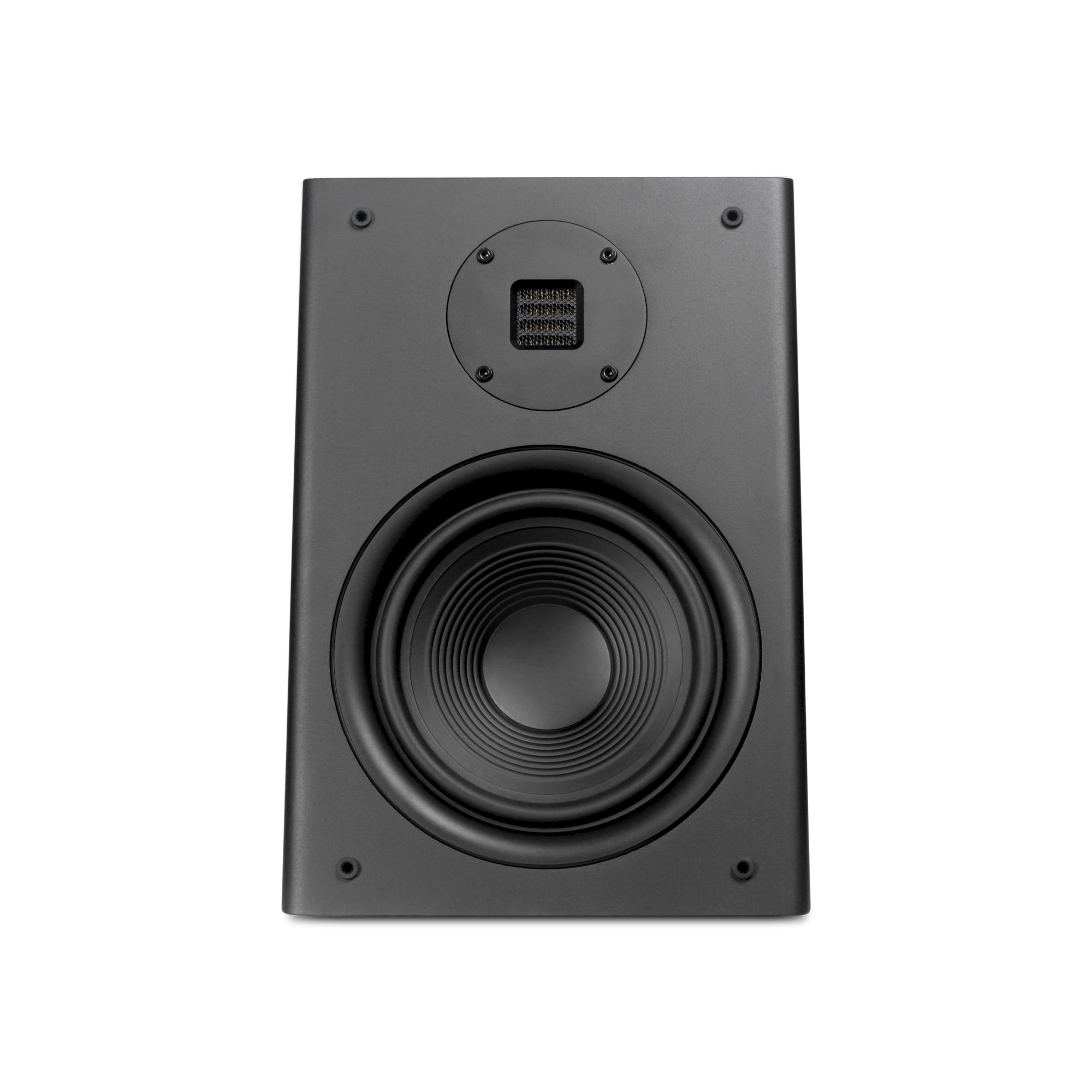 Aperion Audio Fons FC62 2-Way 6.5" Ceiling / Height / Surround Speakers Stealth Black Front Side