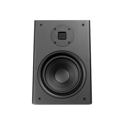 Aperion Audio Fons FC62 2-Way 6.5" Ceiling / Height / Surround Speakers Stealth Black Front Side