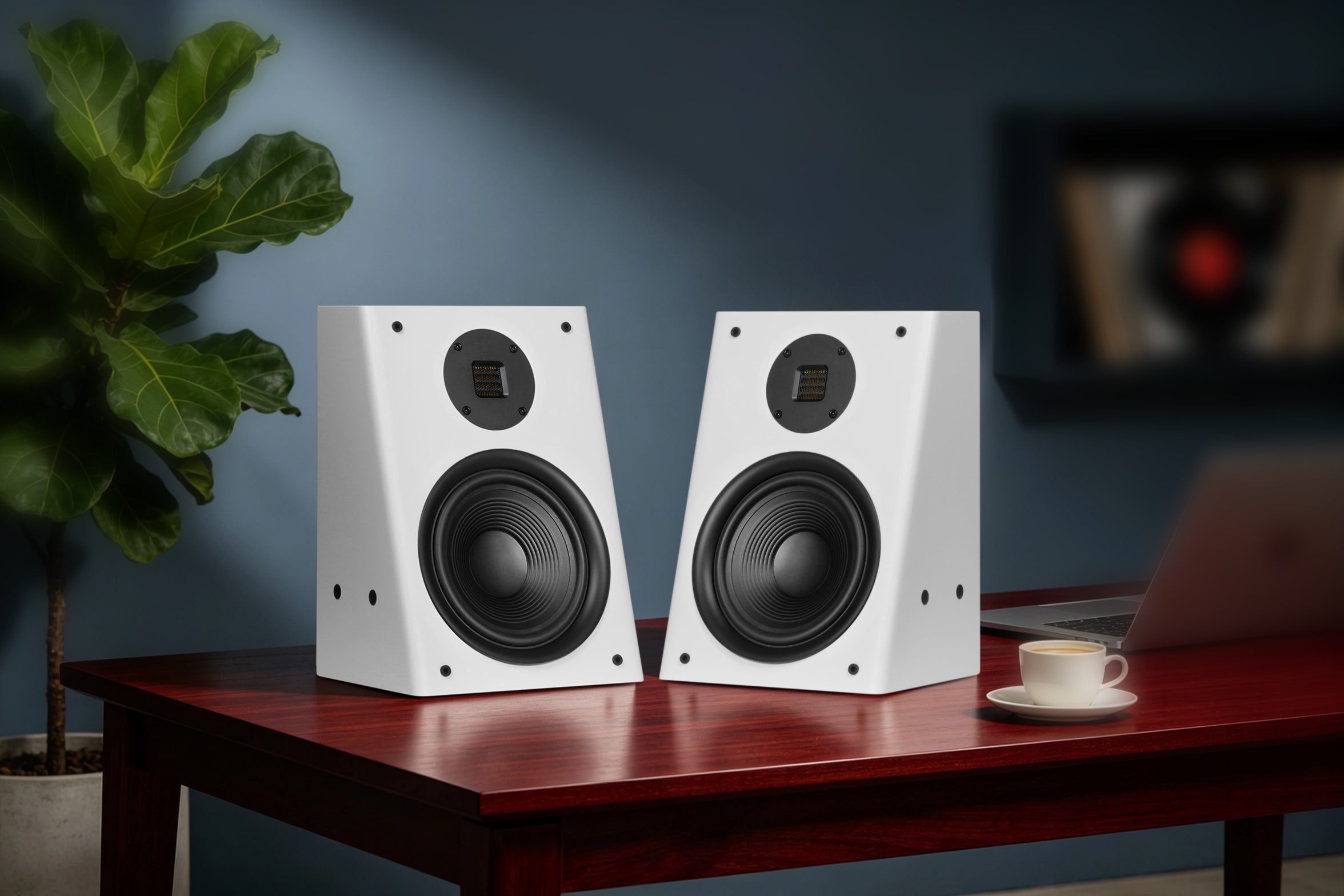 Aperion Audio Fons FC62 2-Way 6.5" Height/Ceiling/Surround Speaker Pair Pure White