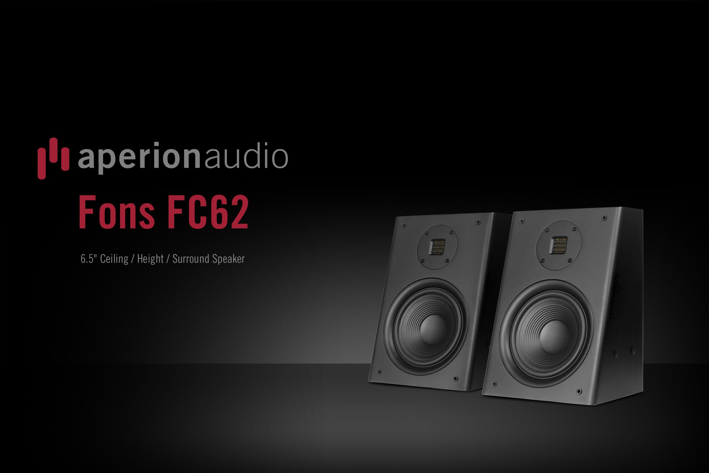 Aperion Audio Fons FC62 2-Way 6.5" Height/Ceiling/Surround Speaker Pair