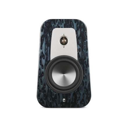 Aperion Grandis GR6 HiFi Bookshelf Speaker Gloss Blue Opal Front