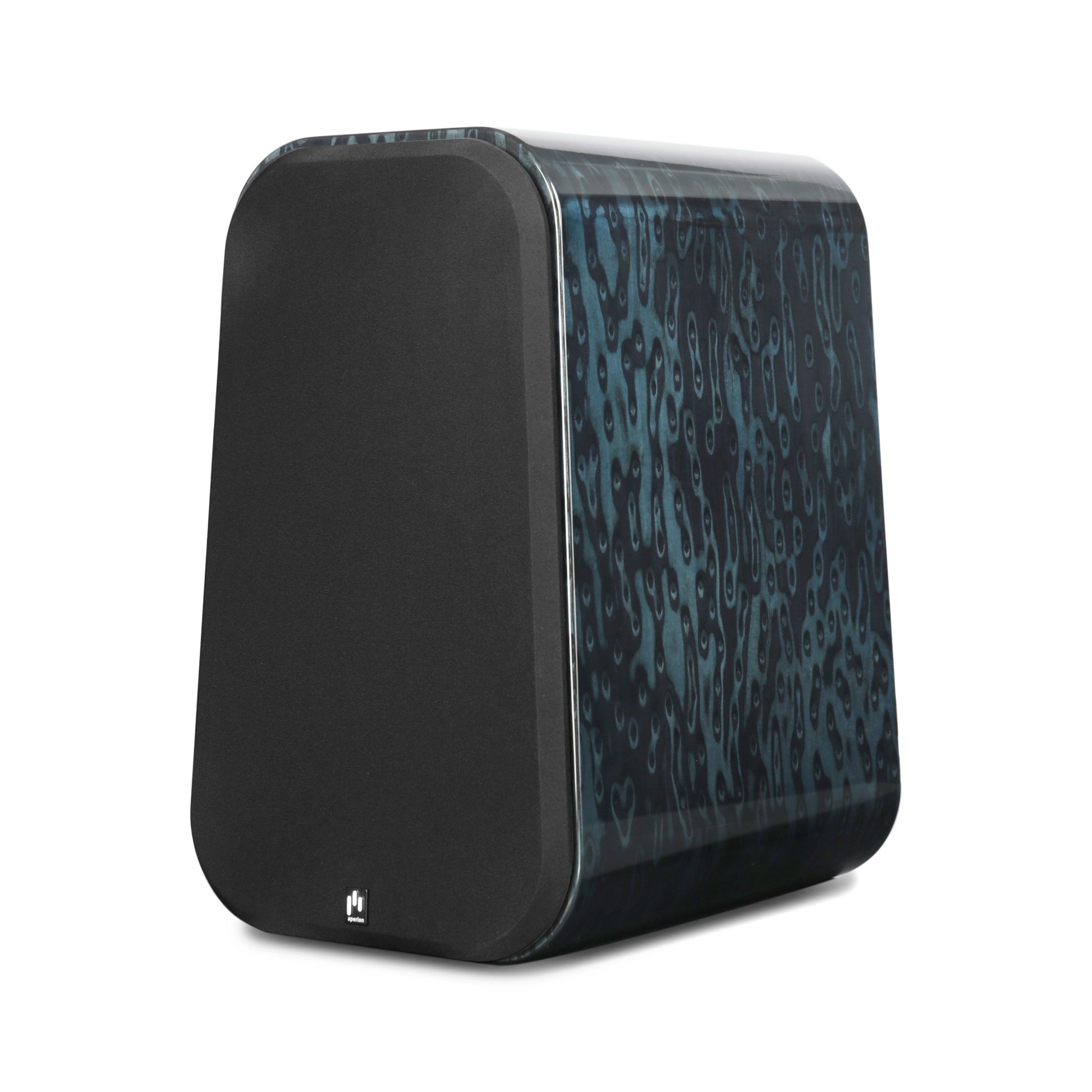 Aperion Grandis GR6 HiFi Bookshelf Speaker Gloss Blue Opal Grille On