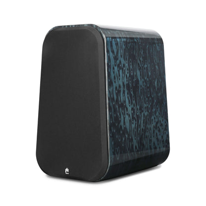 Aperion Grandis GR6 HiFi Bookshelf Speaker Gloss Blue Opal Grille On