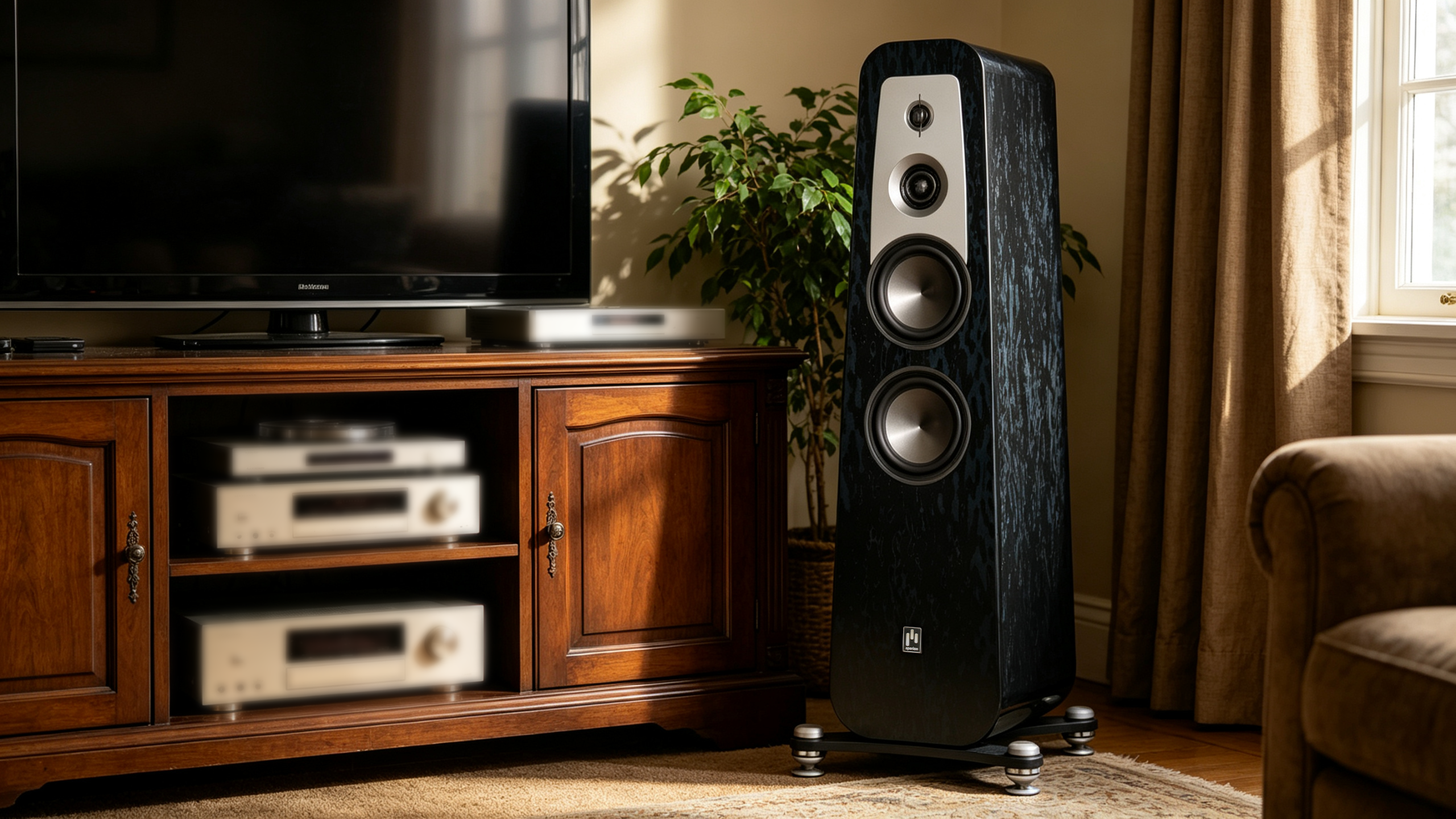 Aperion Grandis GR6T HiFi Tower Speaker Gloss Opal