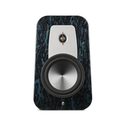 Aperion Grandis GR8 8" HiFi Bookshelf Speaker Blue Opal Front
