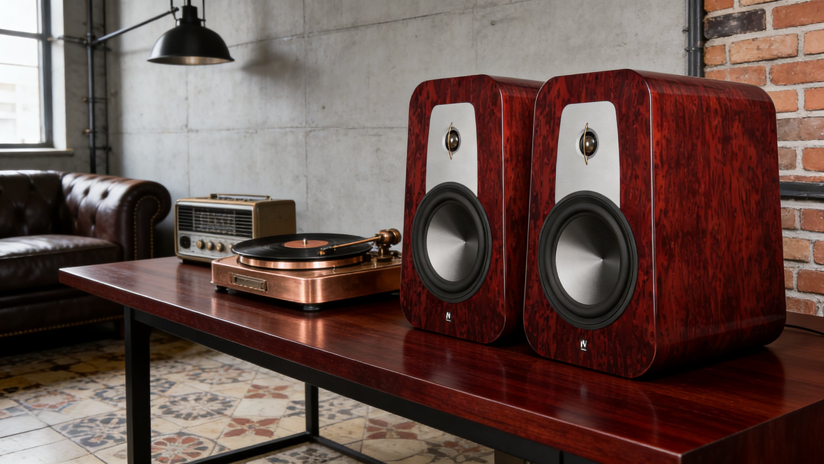 Aperion Grandis GR8 8" HiFi Bookshelf Speaker Gloss Rosewood