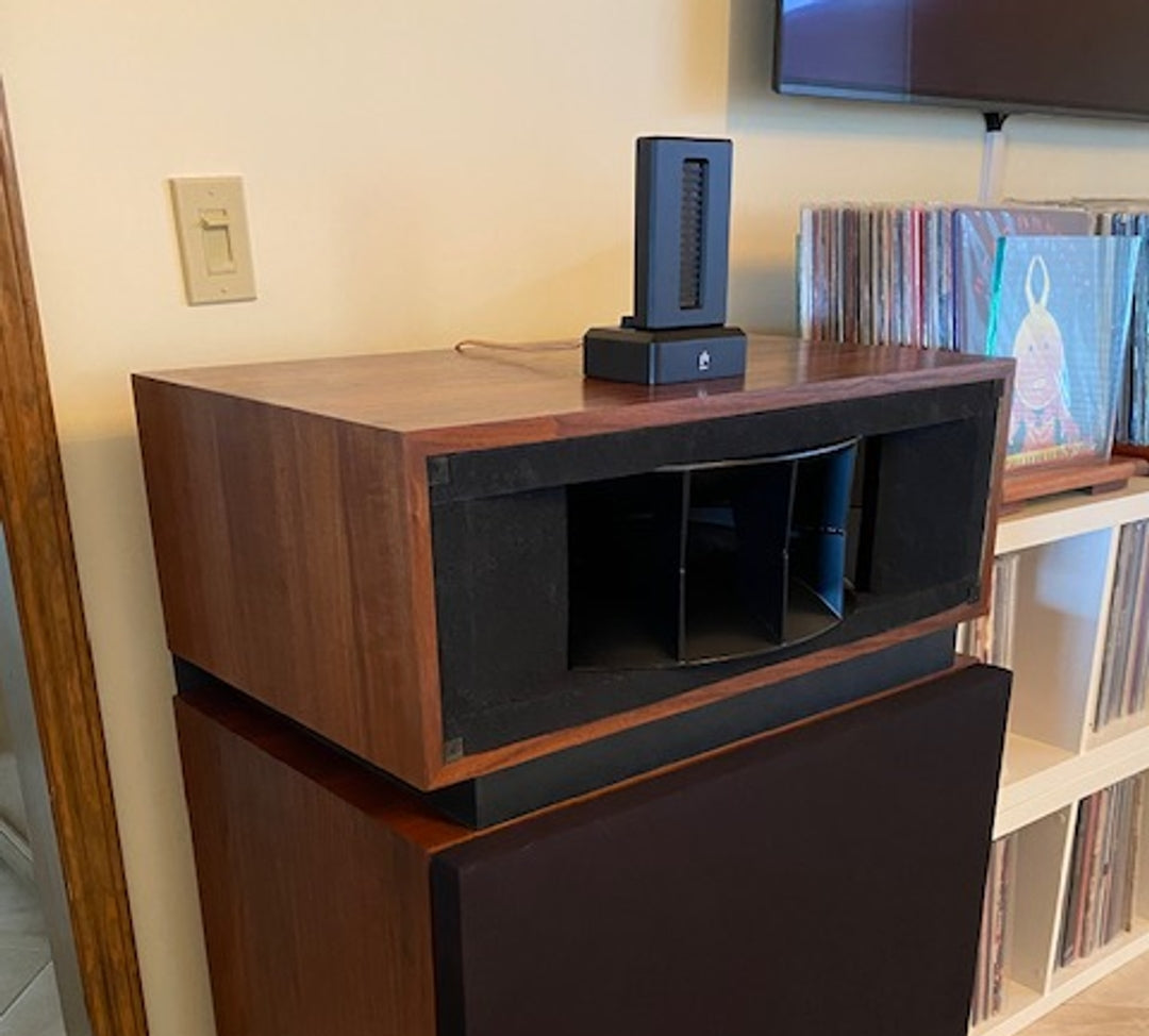 HST Super Tweeters sitting on Altec Lansing Model 19's
