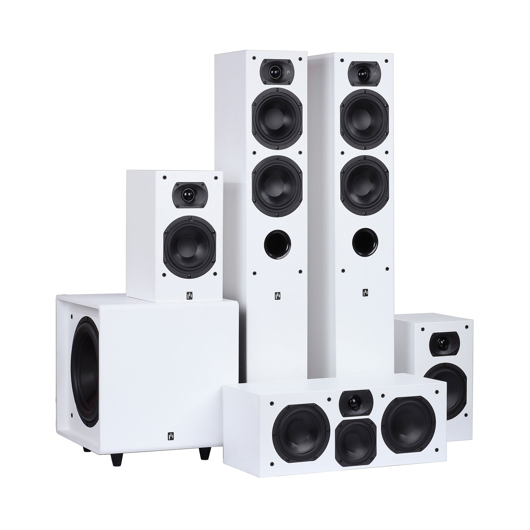 Aperion Audio Intimus Pure White Home Theater System