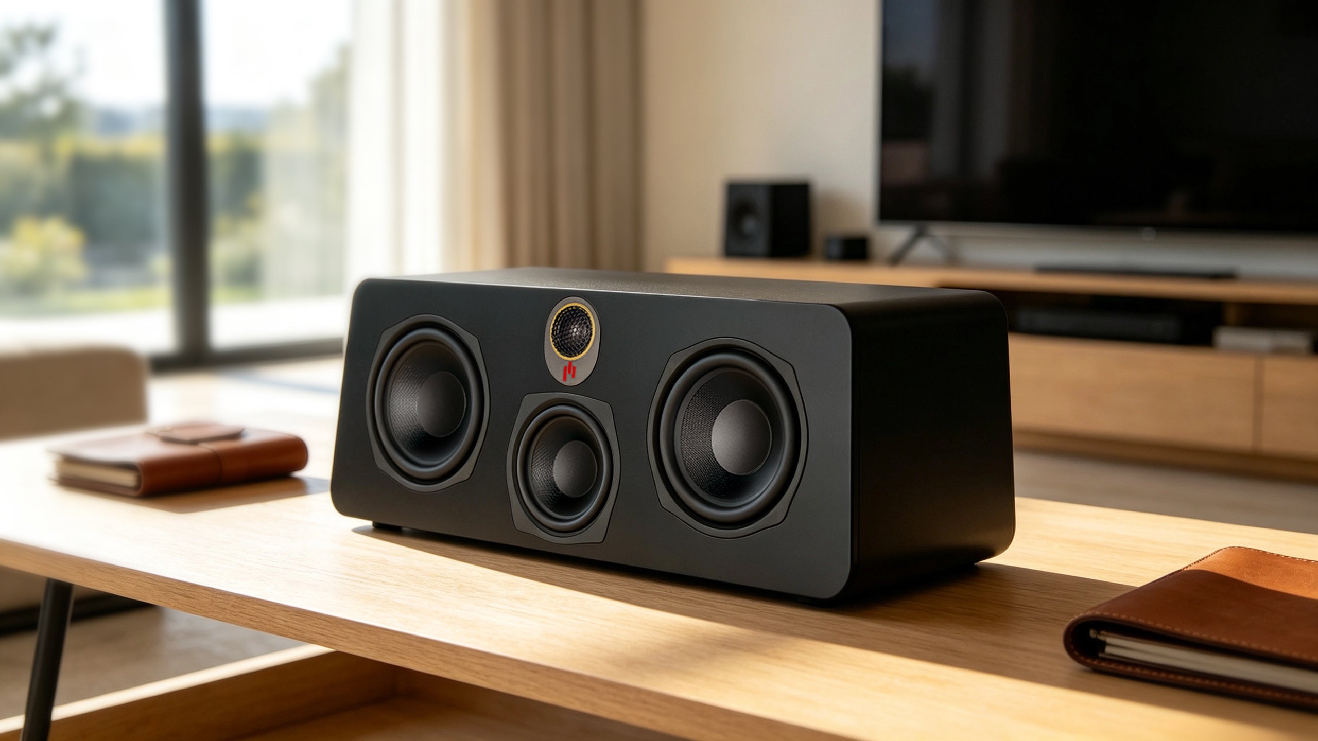 Aperion Audio Novus N5C 3-Way 5.28" Center Channel Speaker Stealth Black