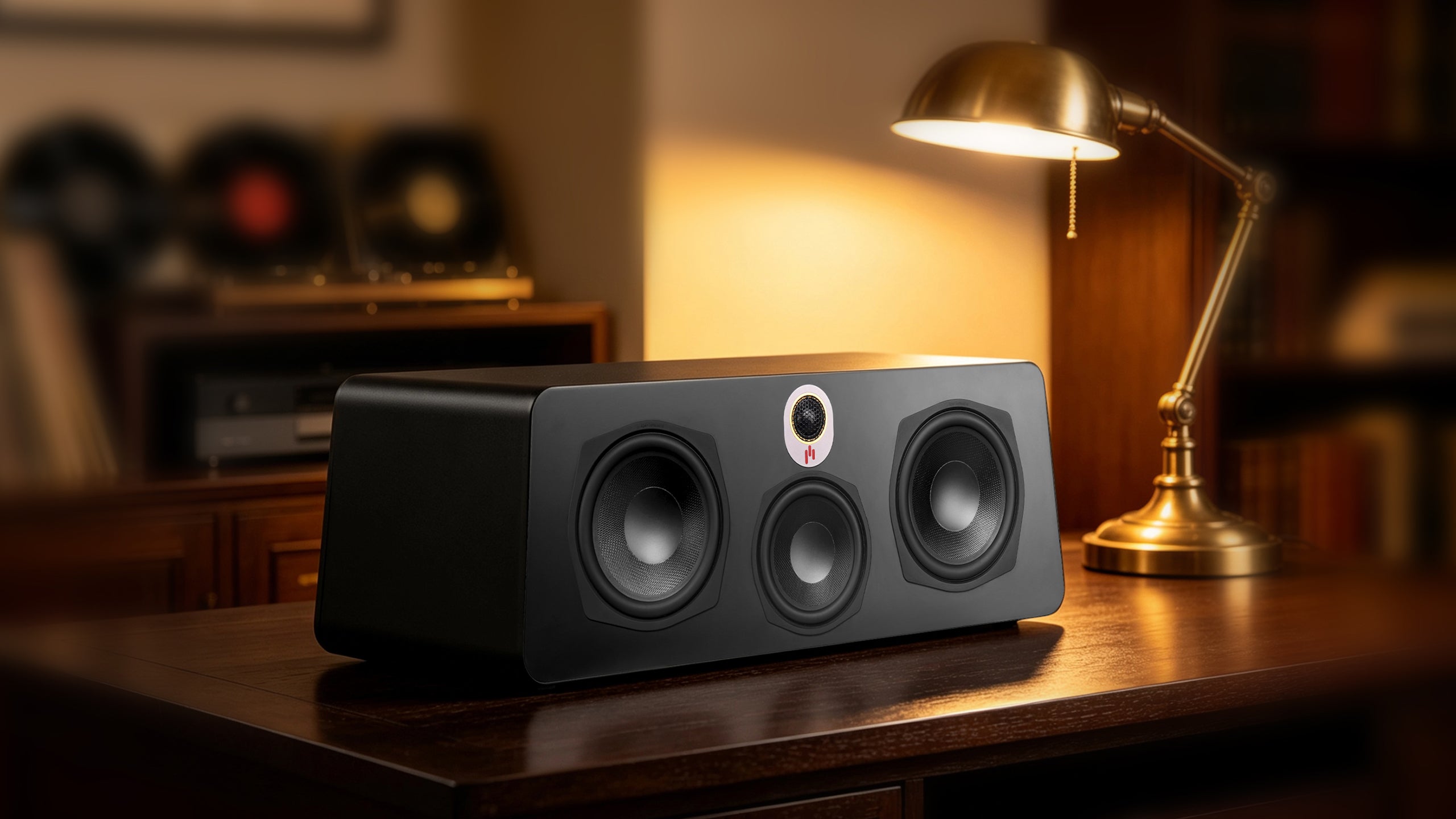 Aperion Audio Novus N6C 3-Way 6.5" Center Speaker Stealth Black