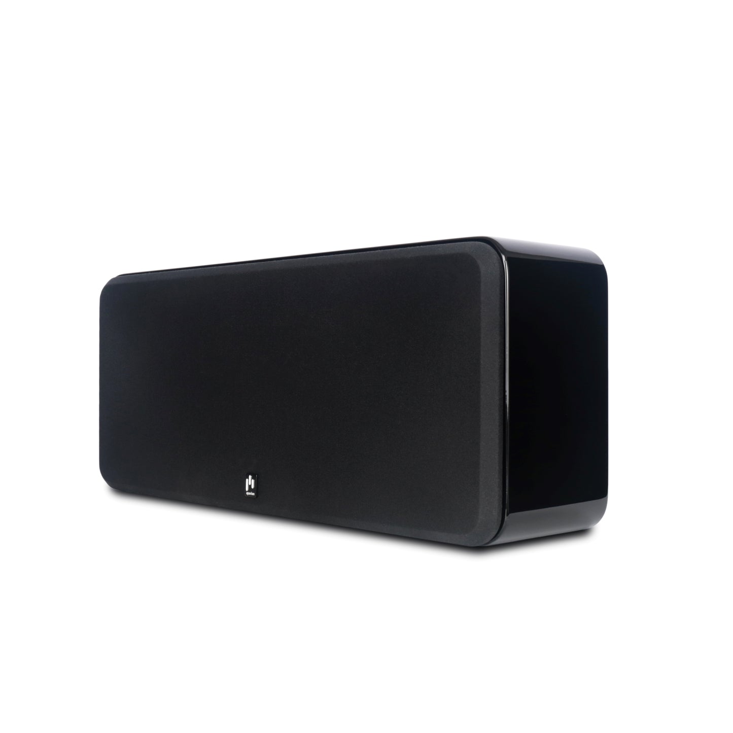 Aperion Audio Novus N6SC Slim LCR 6.5" On-Wall & Surround Speaker Gloss Black Front Right Grille On