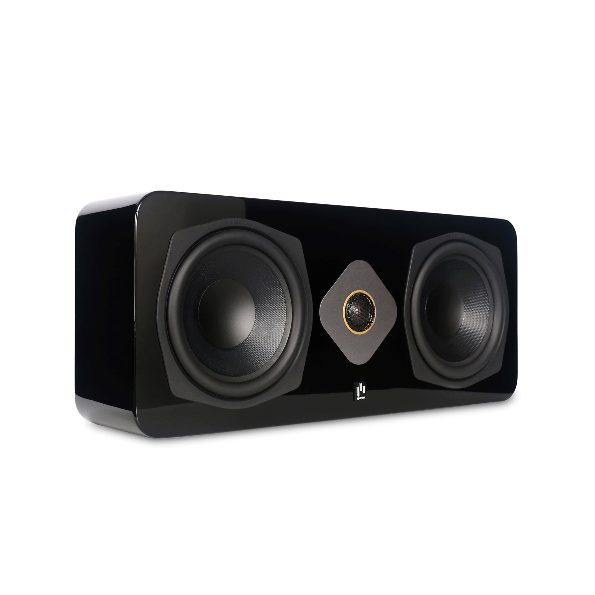 Aperion Audio Novus N6SC Slim LCR 6.5" On-Wall & Surround Speaker Gloss Black Front Left
