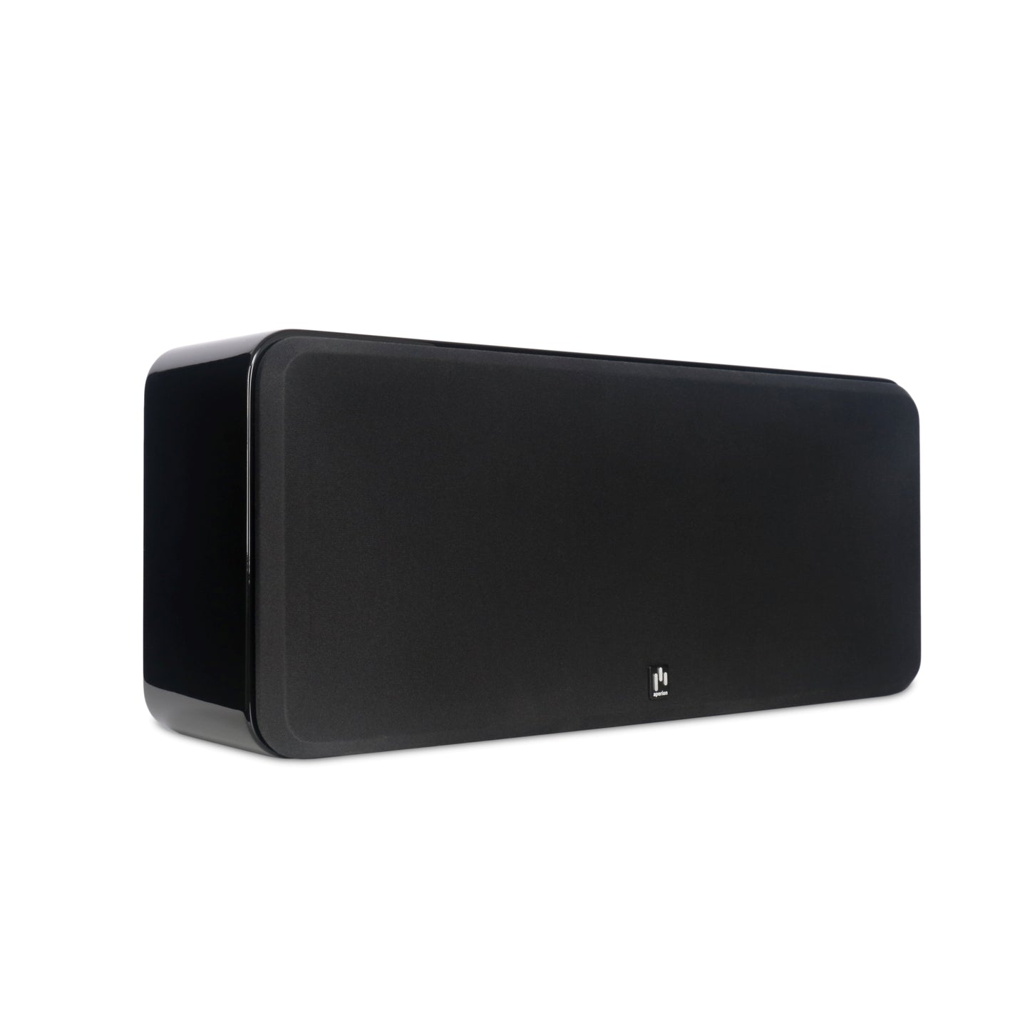 Aperion Audio Novus N6SC Slim LCR 6.5" On-Wall & Surround Speaker Gloss Black Front Left Grille On