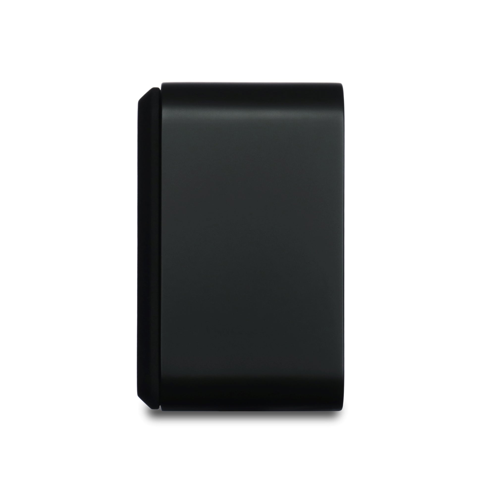 Aperion Audio Novus N6SC Slim LCR 6.5" On-Wall & Surround Speaker Stealth Black Side View