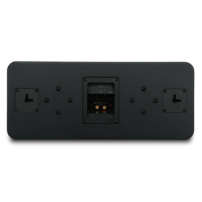 Aperion Audio Novus N6SC Slim LCR 6.5" On-Wall & Surround Speaker Stealth Black Back Side View