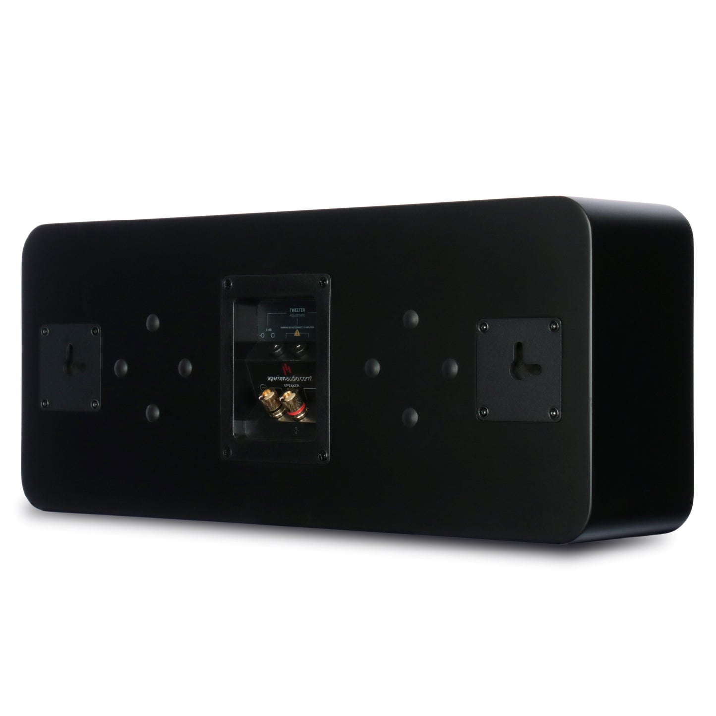 Aperion Audio Novus N6SC Slim LCR 6.5" On-Wall & Surround Speaker Stealth Black Rear Right