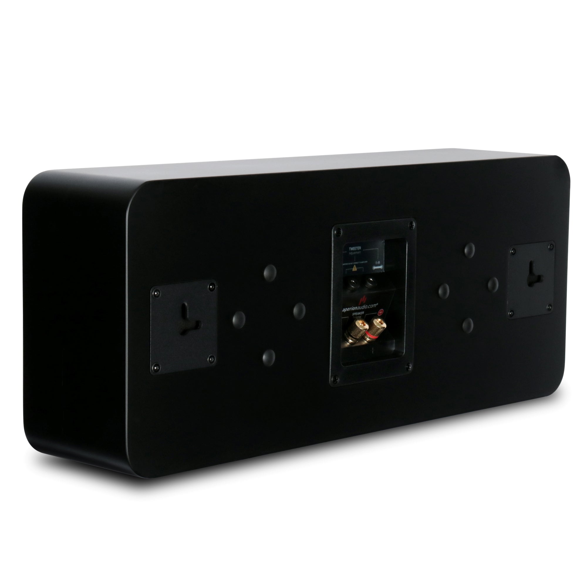 Aperion Audio Novus N6SC Slim LCR 6.5" On-Wall & Surround Speaker Stealth Black Rear Left