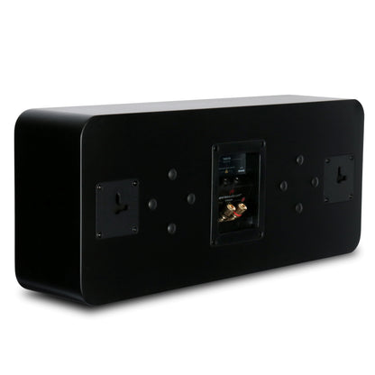 Aperion Audio Novus N6SC Slim LCR 6.5" On-Wall & Surround Speaker Stealth Black Rear Left